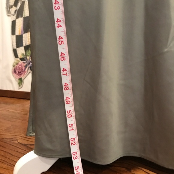 Elegant Abercrombie Green Slip Dress - Picture 3 of 5